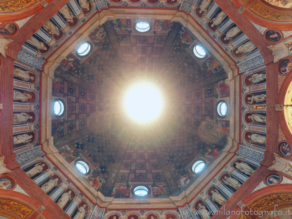 Busto Arsizio (Varese, Italy) - Interior of the dome of the the Sanctuary of Saint Mary at the Square